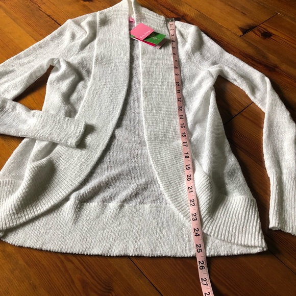 NWT Lilly Pulitzer White Amalie Cardigan XS - Picture 3 of 8